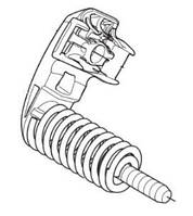 Антивибрационная пружина (верхняя) передней ручки для бензопилы Husqvarna 562XP Mark II