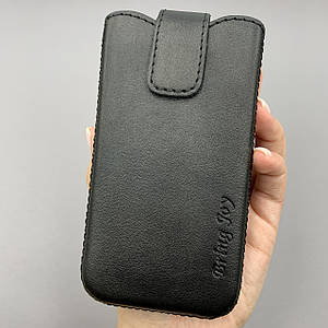 Чохол-кишеня універсальна для телефону з розміром 4.5-4.7" (80 / 140 мм) чорна h6j