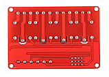 Модуль 4 реле 5В з опторозв'язкою High/Low (220 В 10 А) з клемниками, фото 3