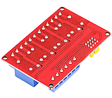Модуль 4 реле 5В з опторозв'язкою High/Low (220 В 10 А) з клемниками, фото 2
