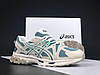 Чоловічі та жіночі кросівки Asics Gel-Kahana 8 Beige Mint (Бежеві) Взуття Асікс Гель Кахана 8 повсякденні шкіра сітка демісезон, фото 4