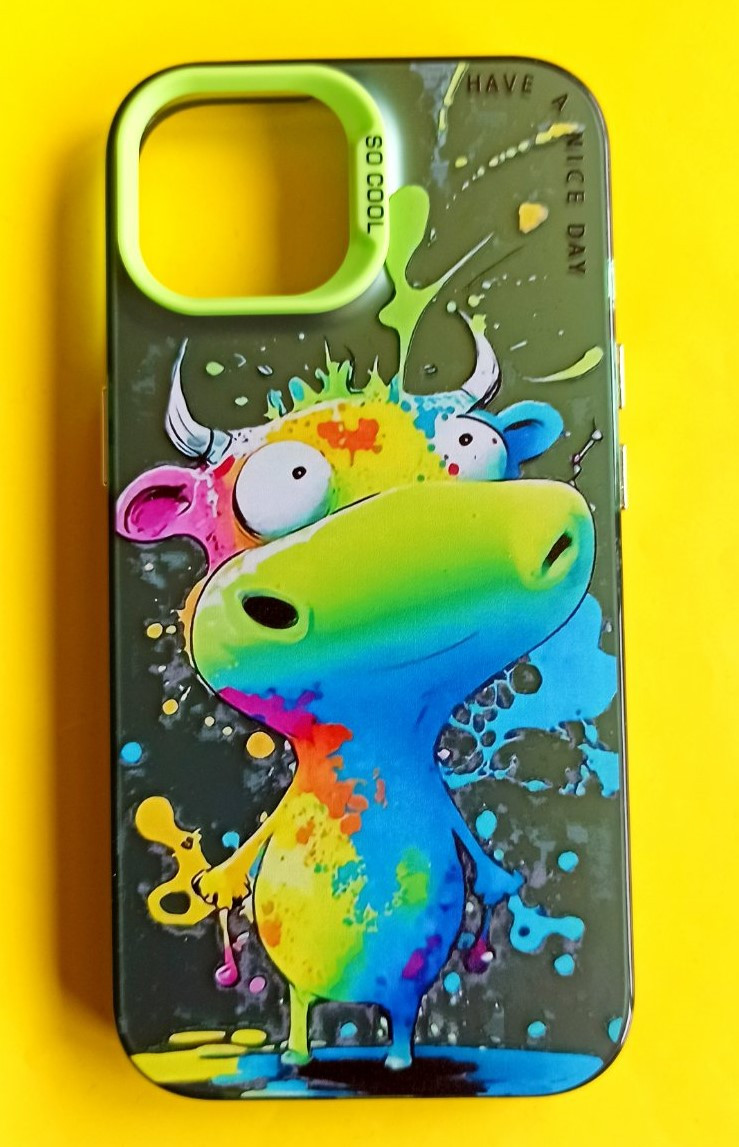 Чохол бампер для IPhone 15 (Gelius Print Case  Cow)