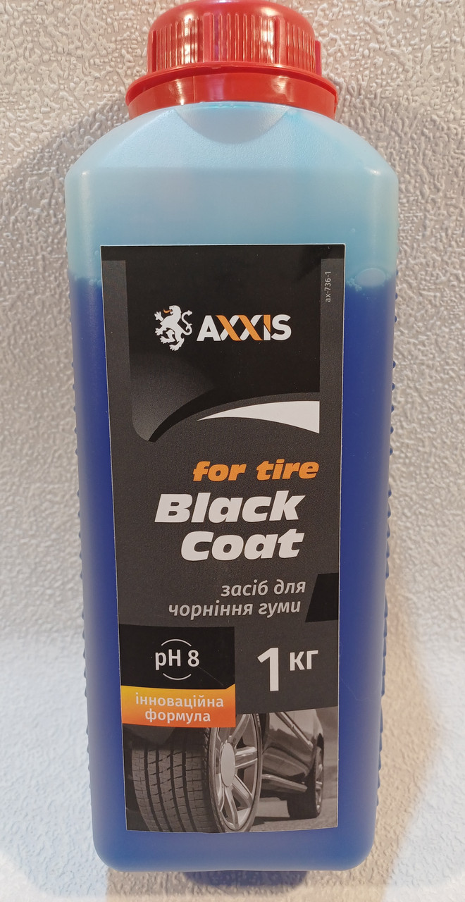 Чорніння гуми шин Black Coat for Tire каністра 1л AXXIS