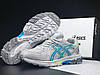 Чоловічі та жіночі кросівки Asics Gel-Kahana 8 Grey Blue (Сірі) Взуття Асікс Гель Кахана 8 повсякденні шкіра сітка демісезон, фото 7
