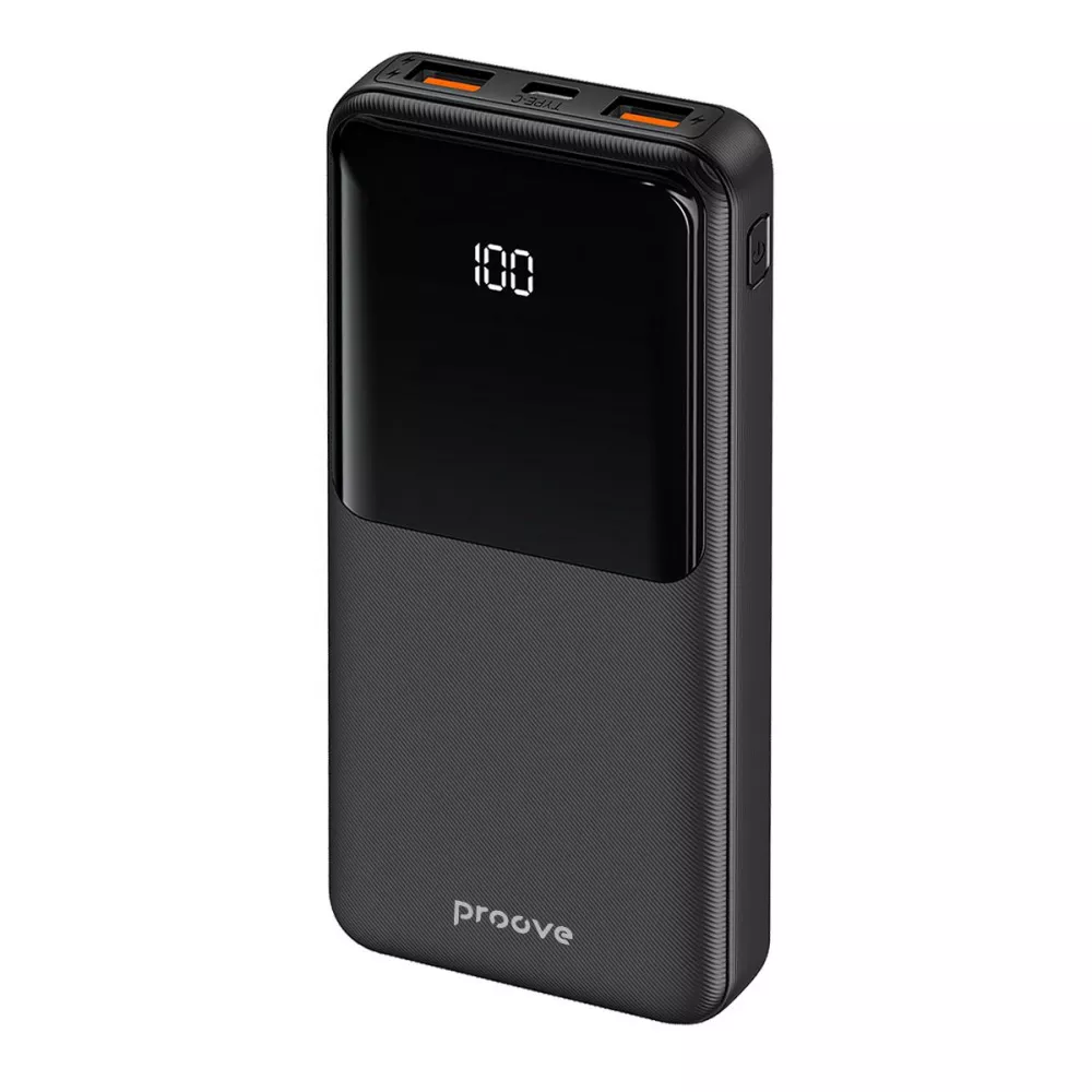 Портативна батарея Proove Illuminator 22.5W 10000mAh Чорна