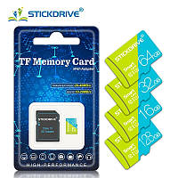 Карта памяти microSD STICKDRIVE и KRY 64 GB Class 10 с SD адаптером