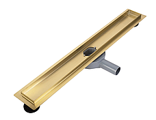 Трап для душу REA NEOX 90 PRO BRUSHED GOLD 2в1 матове золото, фото 4