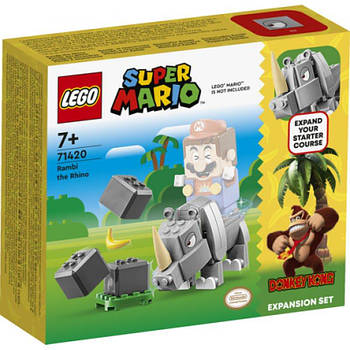 Конструктор LEGO Super Mario Носоріг Рамбі. Додатковий набір 71420