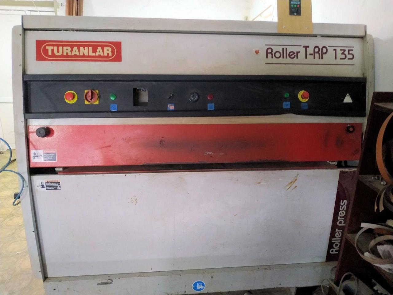 Постформінговий роликовий прес Turanlar T-RP135 Roller Press бу для пластику HPL