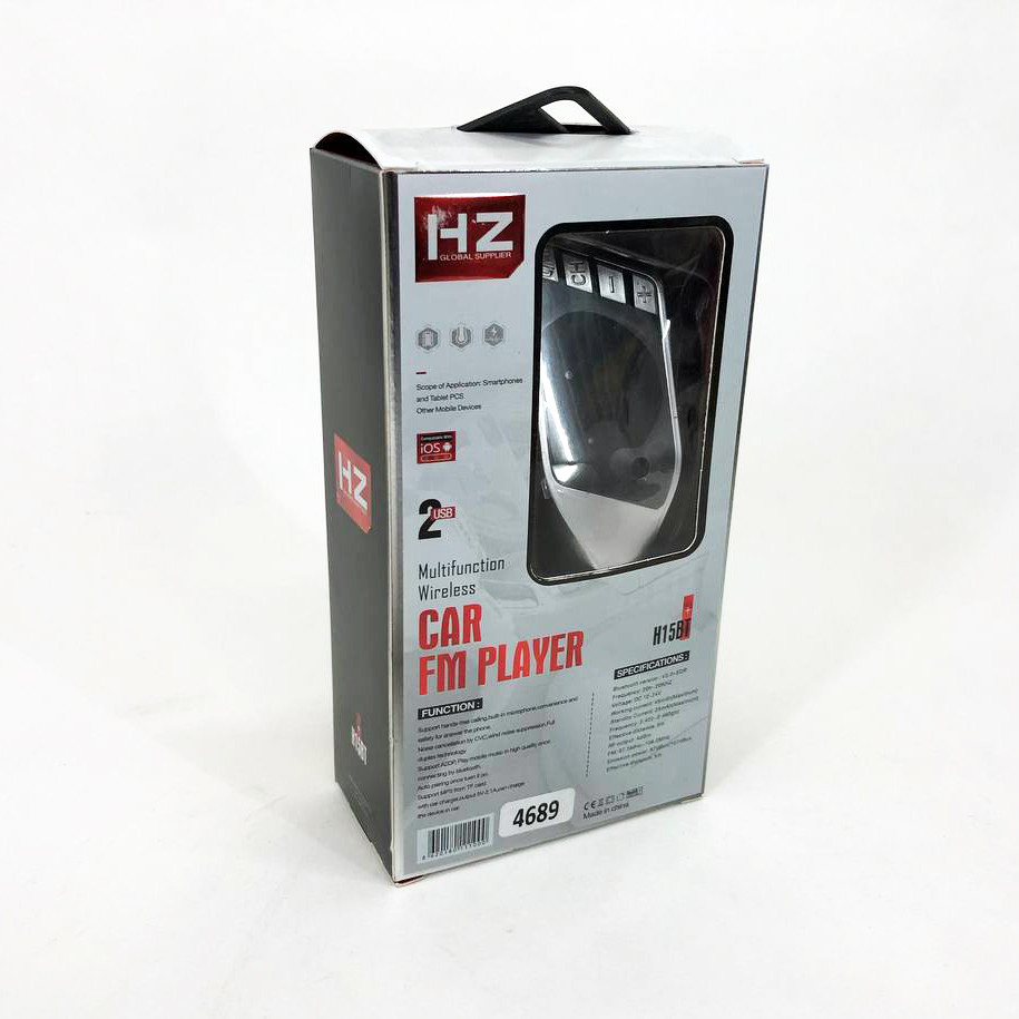 Автомобільний FM трансмітер модулятор H15 Bluetooth MP3. TX-711 Колір: срібний
