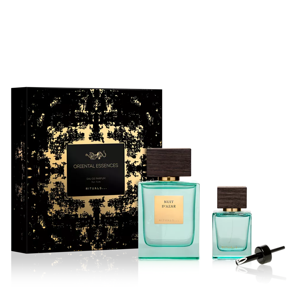 Rituals Подарунковий набір парфумованої води Ritual of Nuit d'Azar Eau de Parfum Gift Set Men 2023, 60 +15 мл  Нідерланди.