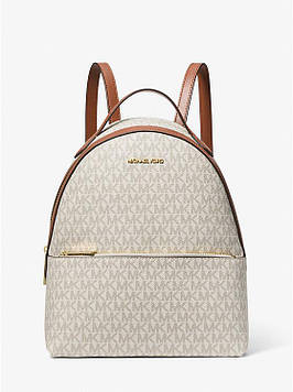 Жіночий рюкзак Michael Kors Sheila Medium Logo Backpack (ванільний/VANILLA)