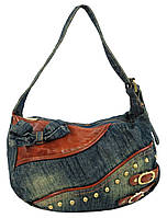 Женская джинсовая сумка Fashion jeans bag Синий (Jeans8031 navy)