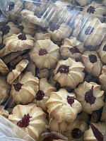 Песочное печенье с вишневым джемом "Ромашка" 2,5 кг ТМ Смаківниця