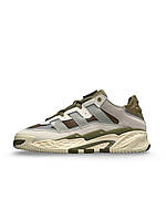 НОВИНКА Мужские кроссовки Adidas Originals Niteball PRM Beige Olive (топовые) адидас