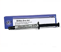 BIFLU JEN / БІФЛЮ-ДЖЕН / біфтородний лак світлового твердіння, шприц 3 г  (Jendental)