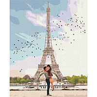 Картина по номерам "Город любви Париж" 40*50см Brushme