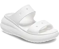 Crocs Classic Crush Clog White Жіночі Сабо Крокс Класик Краш Білі