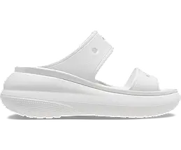 Crocs Classic Crush Sandal White — Жіночі Сандалії Крокс Класік Краш Білі Платформа — Оригінал, фото 6