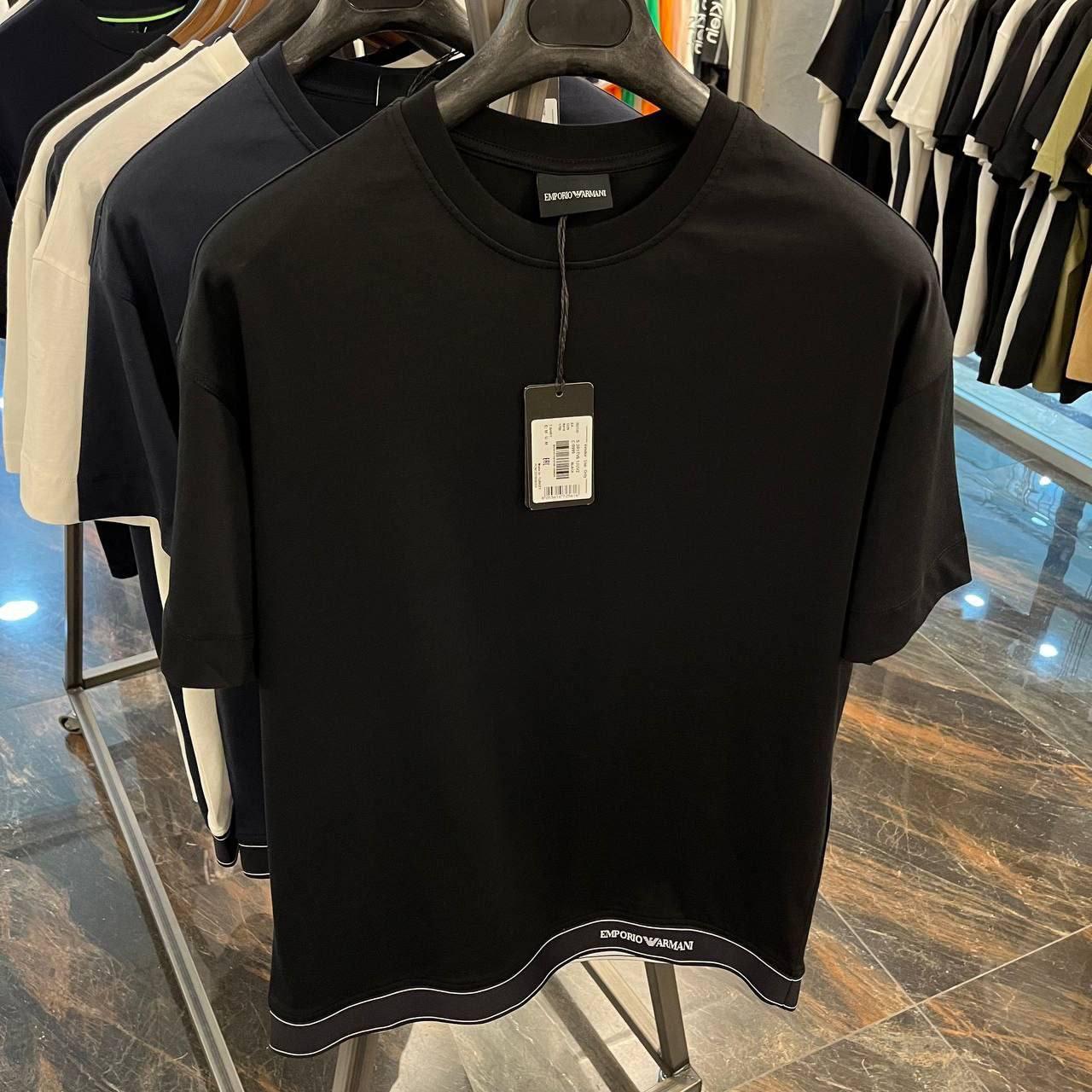 Чоловіча футболка Armani CK7275 чорна
