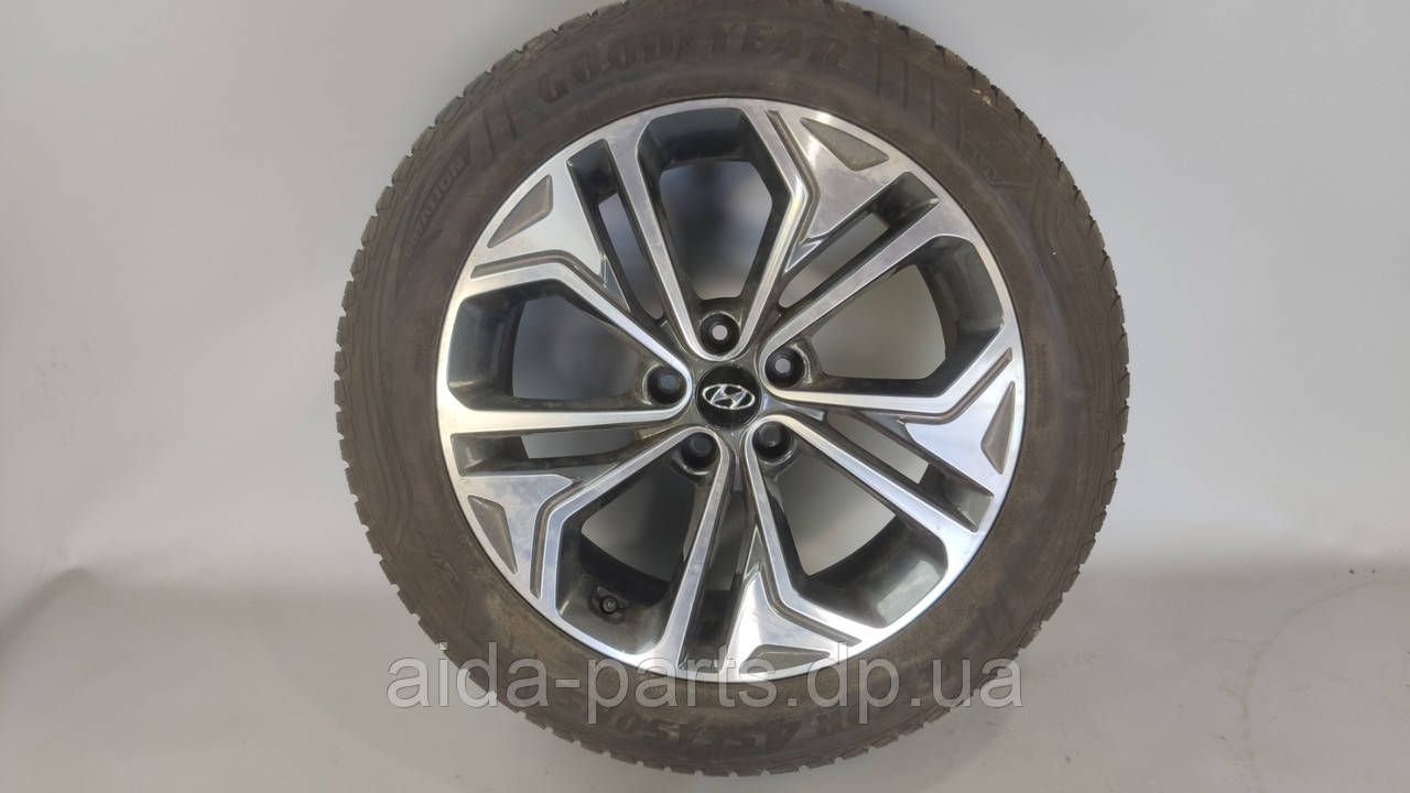 Колісний диск Hyundai Santa Fe 4 ТМ (2018-2021) дорест 2.2 D зі збору (R19 J8) (235x55xR19 2019р) (к-кт 4 шт) GOODYEAR оригінал, фото 1