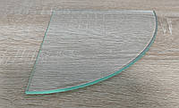 Полка стеклянная угловая 6 мм прозрачная 20 х 20 см