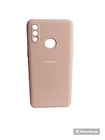 Чохол Silicone Case для Samsung Galaxy A10S пудровий