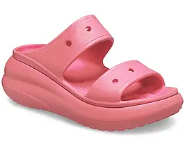 Crocs Classic Crush Sandal Blossom — Жіночі Сандалії Крокс Класік Краш Рожеві Платформа — Оригінал