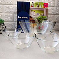 Набор стеклянных салатниц 5 шт без декора Luminarc «Космос»