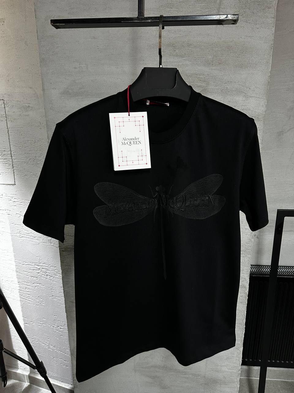 Чоловіча футболка Alexander McQueen CK7278 чорна