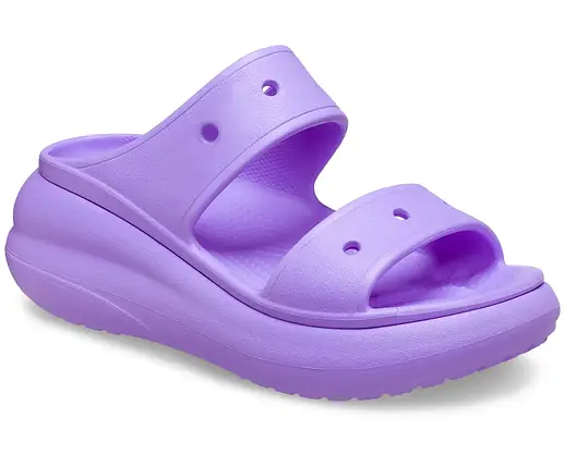 Crocs Classic Crush Sandal Violet — Жіночі Сандалії Крокс Класік Краш Фіолетові Платформа — Оригінал, фото 1