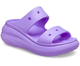 Crocs Classic Crush Sandal Violet — Жіночі Сандалії Крокс Класік Краш Фіолетові Платформа — Оригінал