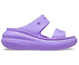 Crocs Classic Crush Sandal Violet — Жіночі Сандалії Крокс Класік Краш Фіолетові Платформа — Оригінал, фото 4
