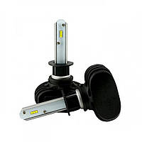 Комплект LED ламп HeadLight S1 H1 6000 K 4000 lm з радіатором
