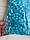Бусини матові " Лід " 8 мм, голубі   500 грам, фото 6
