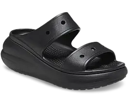 Crocs Classic Crush Sandal Black — Жіночі Сандалії Крокс Класік Краш Чорні Платформа — Оригінал