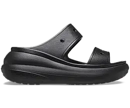 Crocs Classic Crush Sandal Black — Жіночі Сандалії Крокс Класік Краш Чорні Платформа — Оригінал, фото 6