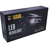 Комплект світлодіодних ламп LED Sanvi V3 Pro H4 Canbus 6000k 3500 Lm 100 W 12v, фото 2