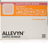 Allevyn Gentle Border протипролежневый силіконовий пластир для ран з окантовкою 10см. х 10див. - 10 шт.