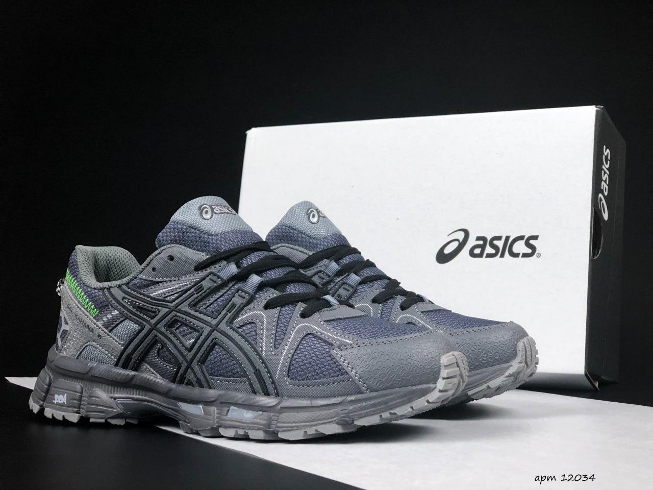Жіночі кросівкиAsics Gel-Kahana 8 Dark Grey (Сірі) Взуття Асікс Гель Кахана 8 повсякденні шкіра сітка демісезон 37 р