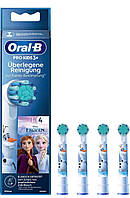 Oral-B PRO Kids 3+ Frozen 4 шт | детские сменные насадки для электрощетки