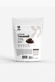 Чорний шоколад 55% у кубиках 0,5 кг, Terravita