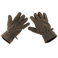 Тактичні рукавиці зимові олива фліс