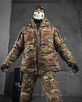Тактична зимова куртка Taslan на Omni-Heat мультикам Чоловіча зимова куртка на холофайбері мультикам