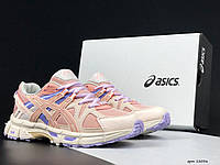 Женские кроссовки Asics Gel-Kahana 8 Pink Violet (Розовые) Асикс Гель 8 повседневные кожа сетка демисезон