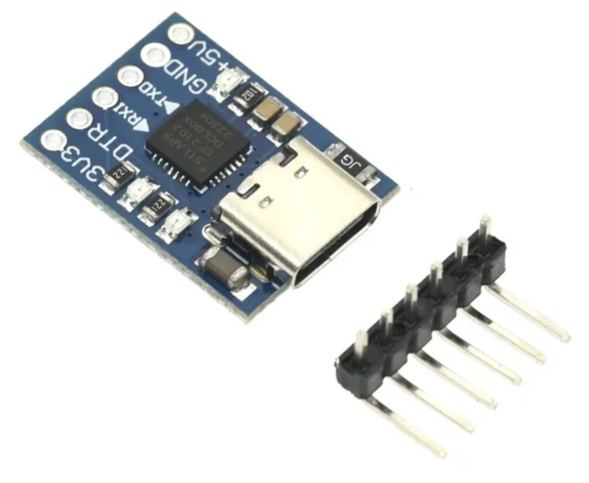 Конвертер інтерфейсу type-C - UART TTL CP2102, USB