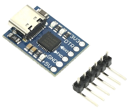 Конвертер інтерфейсу type-C - UART TTL CP2102, USB, фото 2