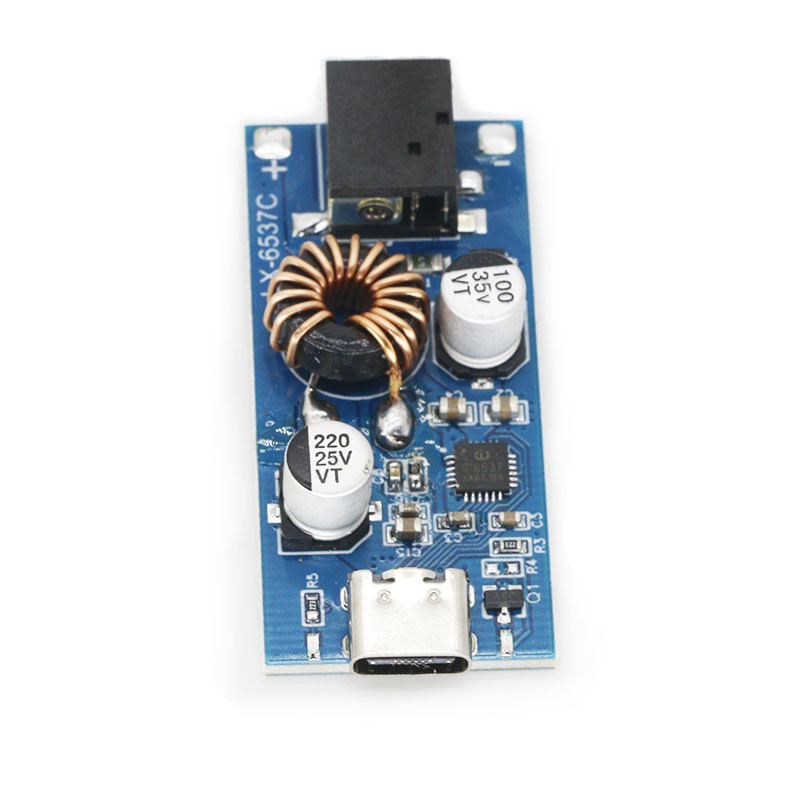 Понижувальний модуль, перетворювач, адаптер QC3.0 QC2.0 з Type-С, 7.1-32В