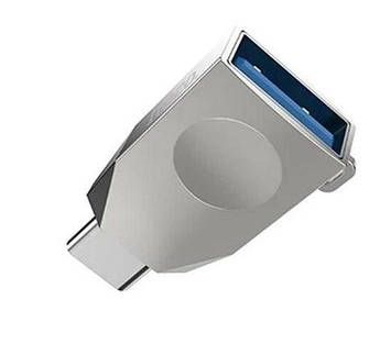 Адаптер Hoco перехідник OTG Type-C to USB UA9 grey
