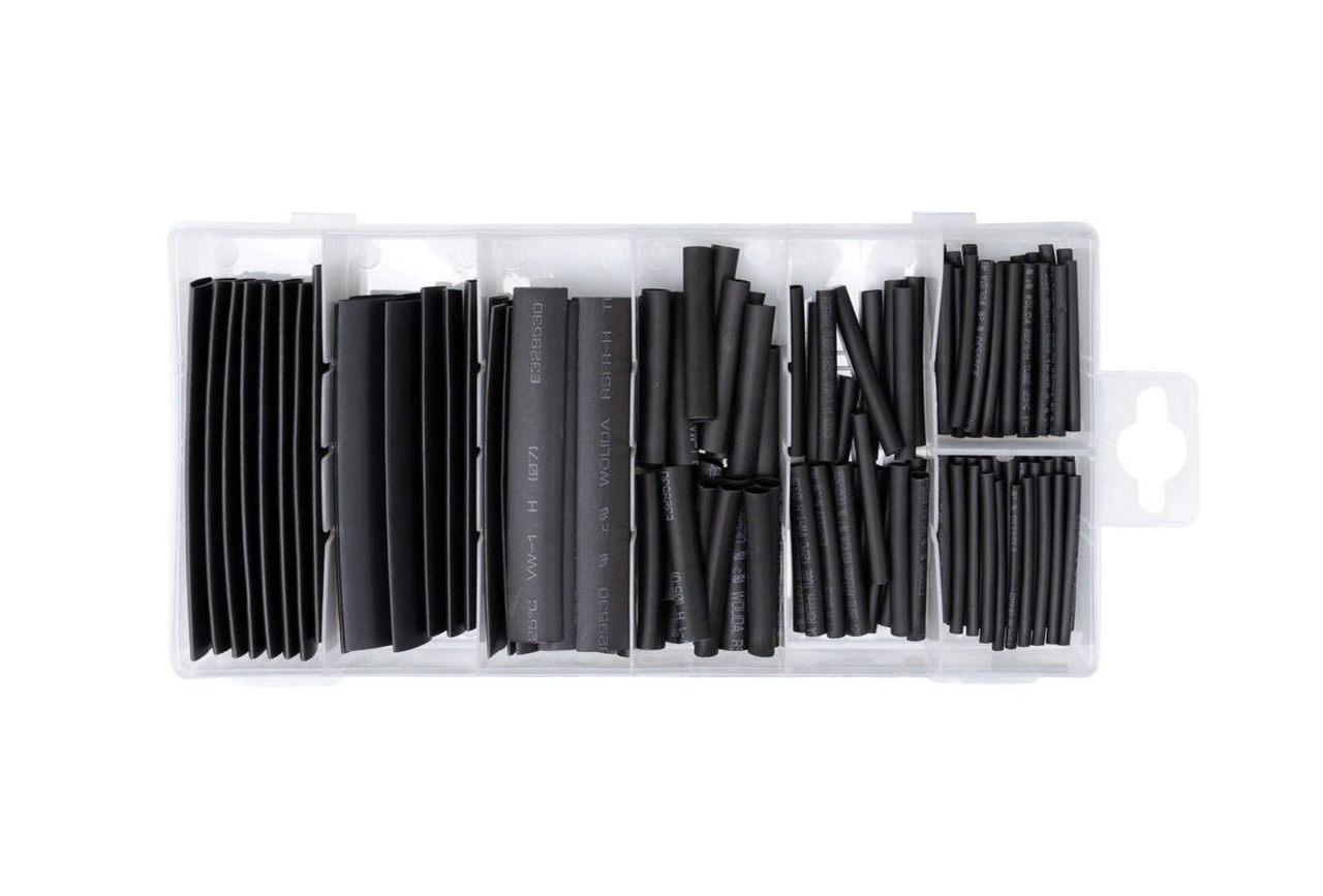 Термоусадочна трубка 2:1 комплект із 127 штук в коробці